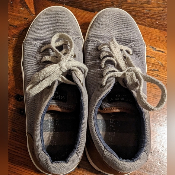 SPERRY SNEAKERS, KIDS 1M, Gray - Picture 4 of 5